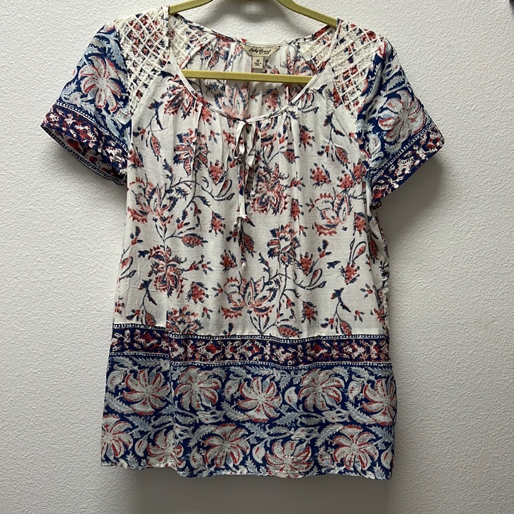 Lucky Brand Peasant Top